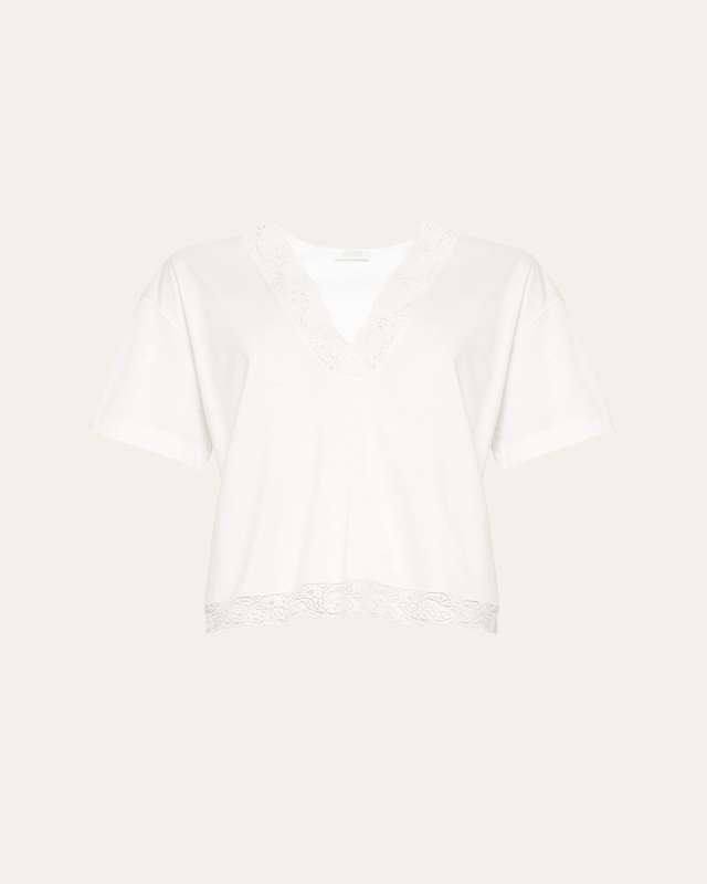 Ideale Lace-Trim Shirt